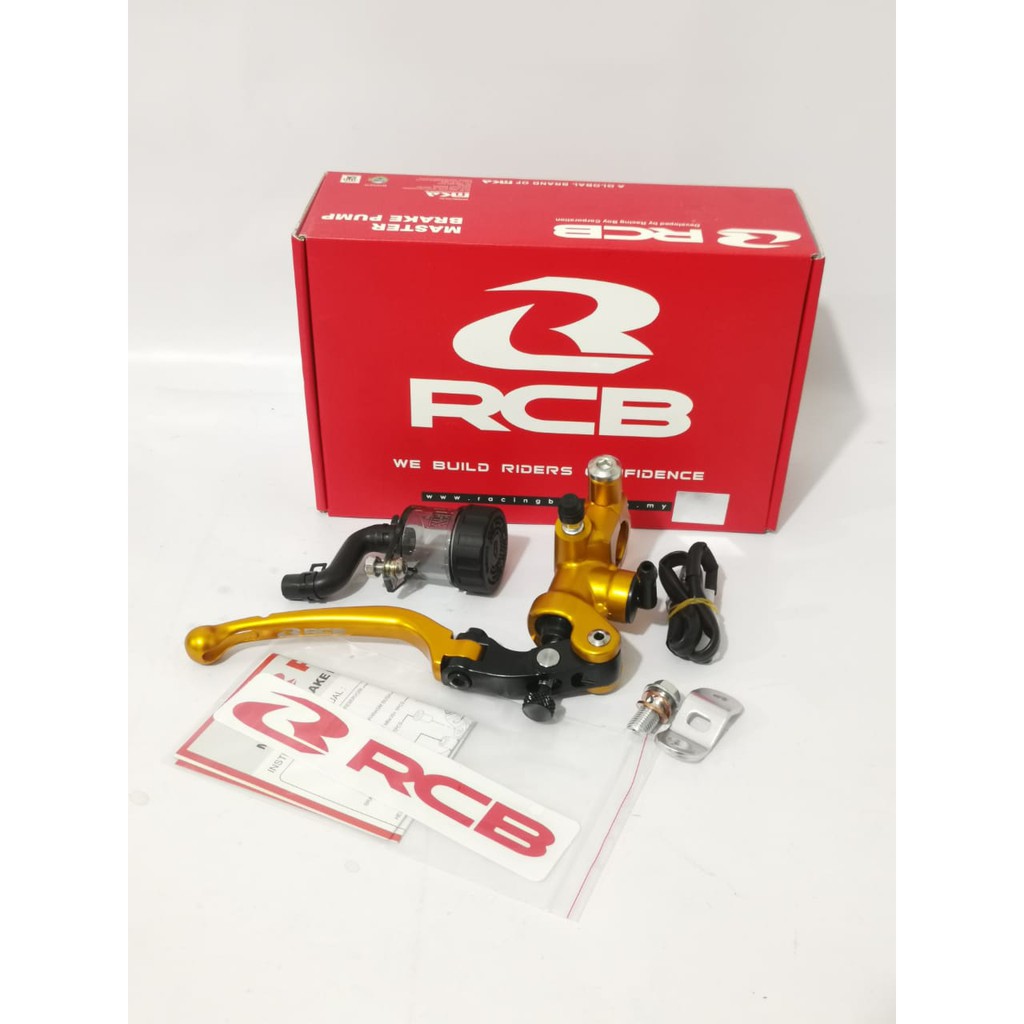 MASTER REM KANAN RCB RACING BOY S1 RADIAL UNIVERSAL GOLD