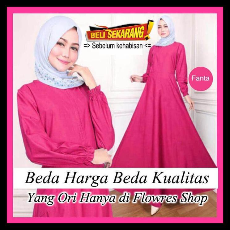 Baju Gamis Wanita Remaja Modern Terbaru / Gamis Syari / Gamis Polos