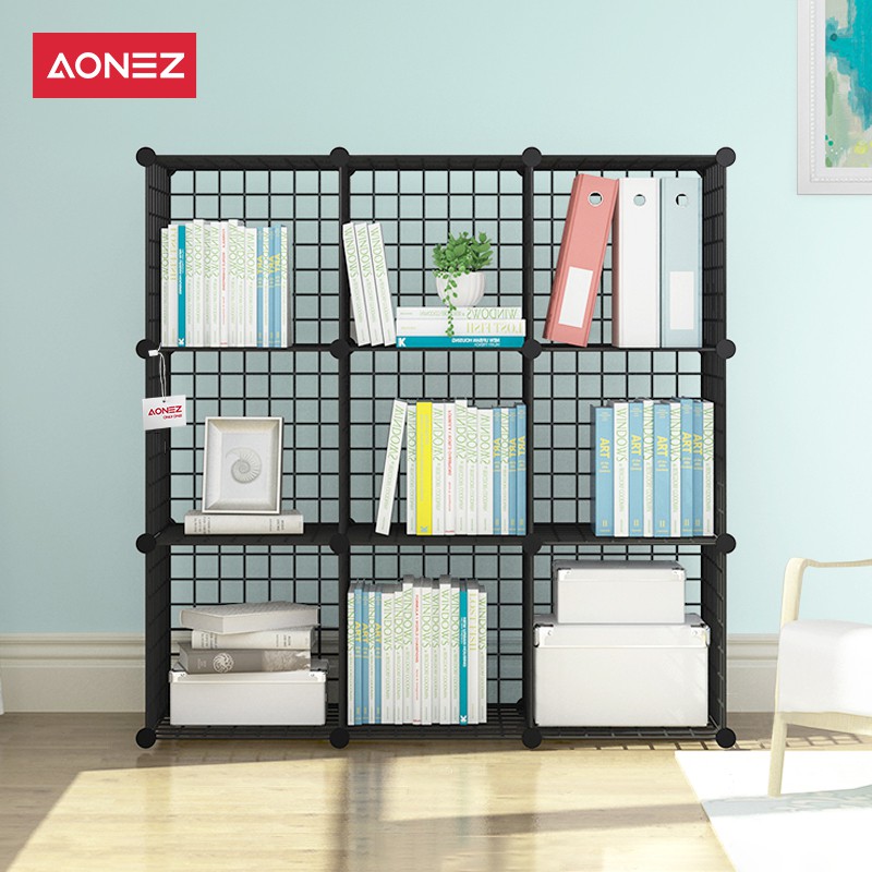 AONEZ rak besi Rak jaring besi lemari multifunctional rack AONEZ rak besi Rak jaring besi lemari multifunctional rack