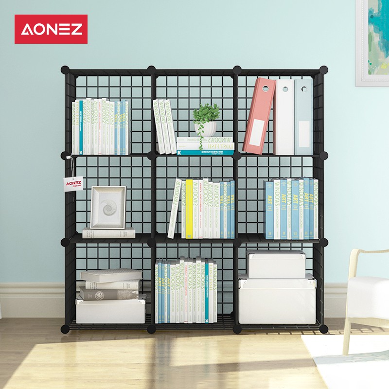 AONEZ rak besi  Rak jaring  besi  lemari  multifunctional rack 