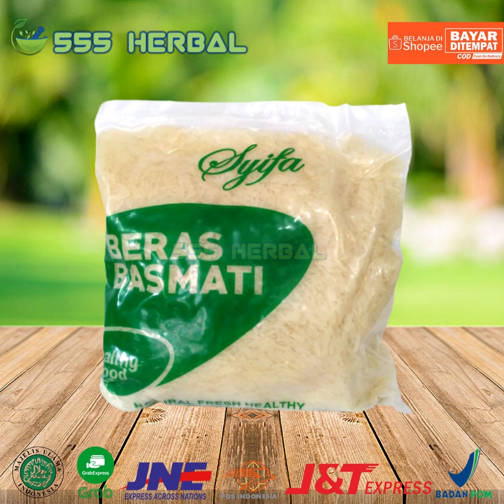 

Beras Basmati Syifa/Noor 1kg Premium Rendah Gula Untuk Diabetes Masakan Nasi Kebuli Briyani Timur Tengah