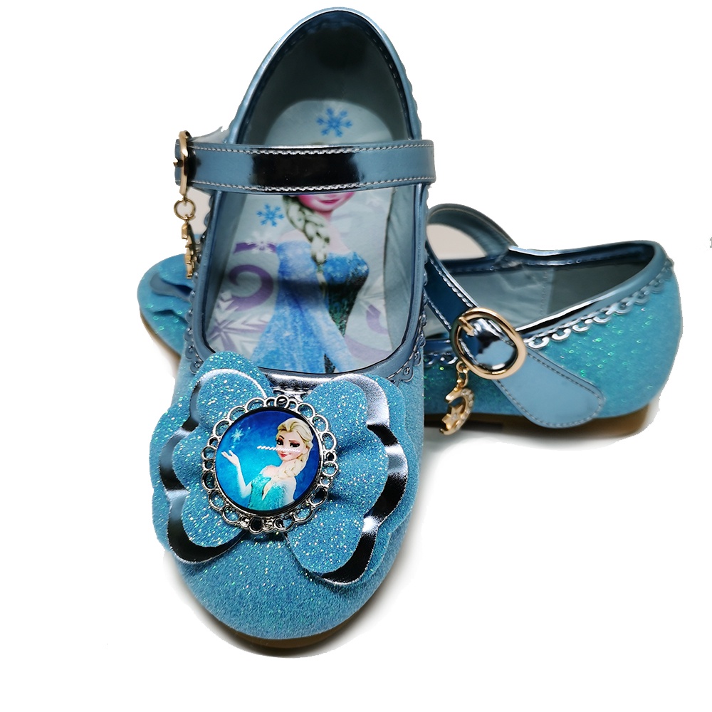 IMPORT SEPATU FROZEN ANAK PEREMPUAN / SEPATU PRINCESS ELSA ANAK GLITTER