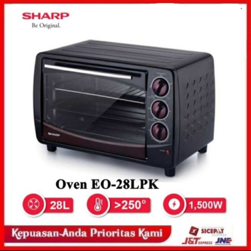 SHARP OVEN LIBRE PREMIUM EO-28LPK 28 LITER OVEN JUMBO TERMURAH GARANSI RESMI