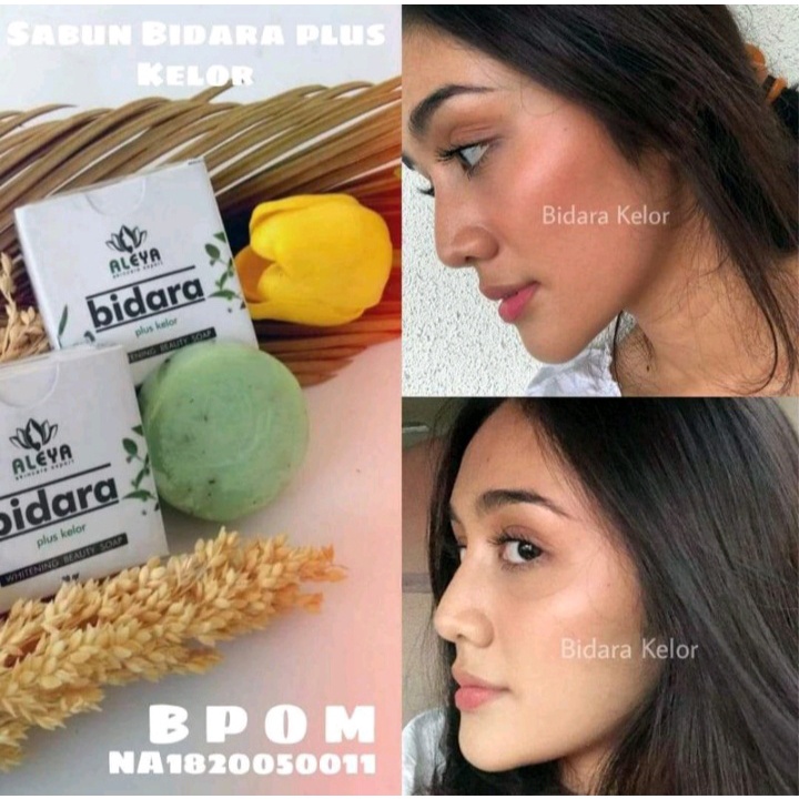 [BISA COD] Sabun Bidara Sabun Pemutih Wajah Bidara Kelor Aleya Whitening Soap Glowing Sabun Muka Obat Flek