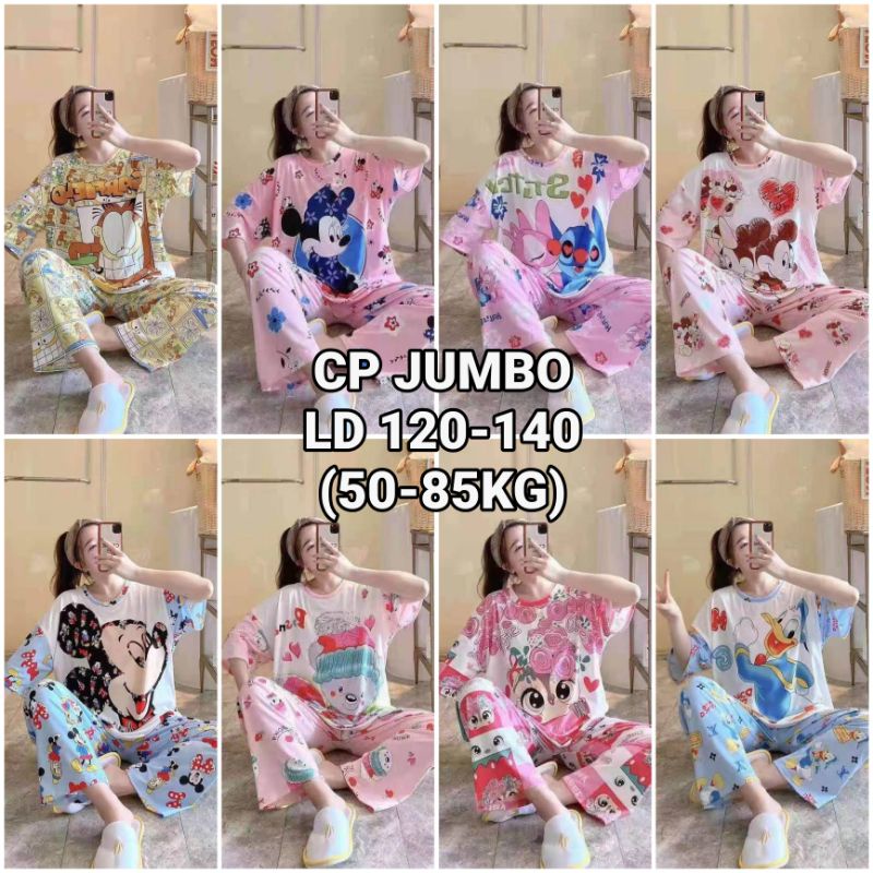 Piyama import murah super jumbo piyama cp/hp/pp  import baju tidur wanita import murah C13-C