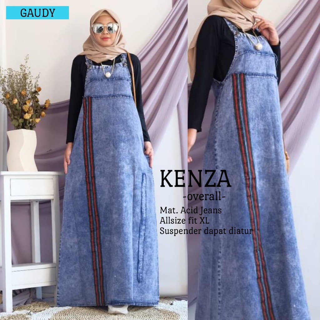 NEW!! KENZA OVERALL MATT ACID JEANS