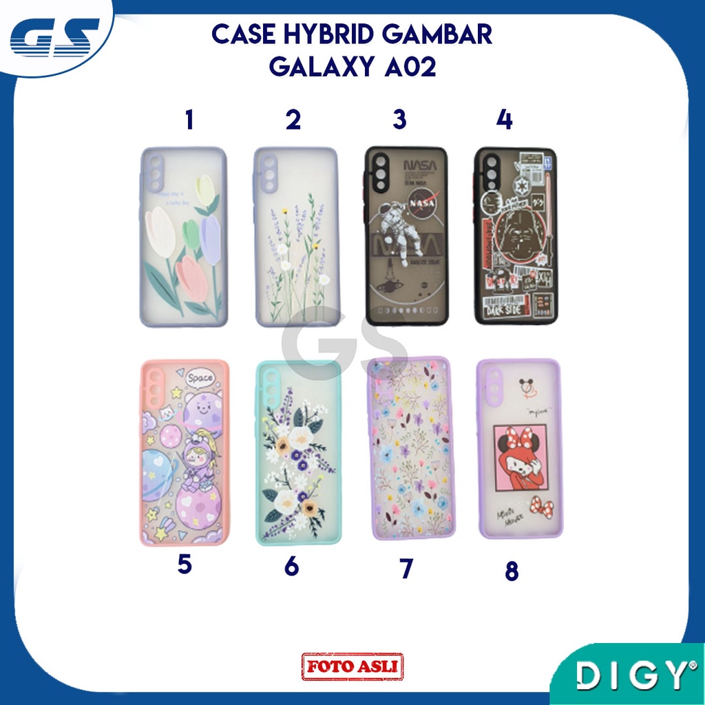 Protector Lens Casing SAMSUNG A02 A03S M51  A11 M11 A21S A01 Flowers Hybrid Gambar Pelindung Lensa