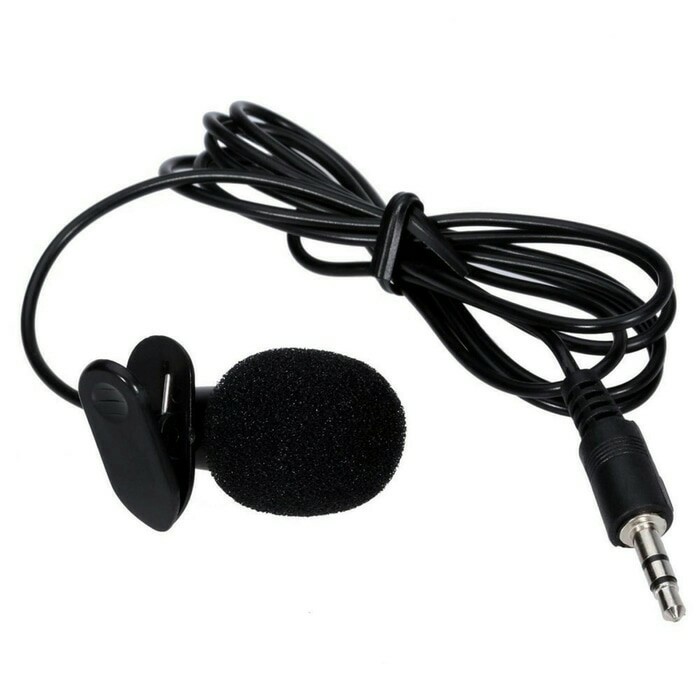 MIC CLIP ON FOR YOUTUBER SMULE SHOOTING / MIC EXTERNAL 3.5MM UNIVERSAL