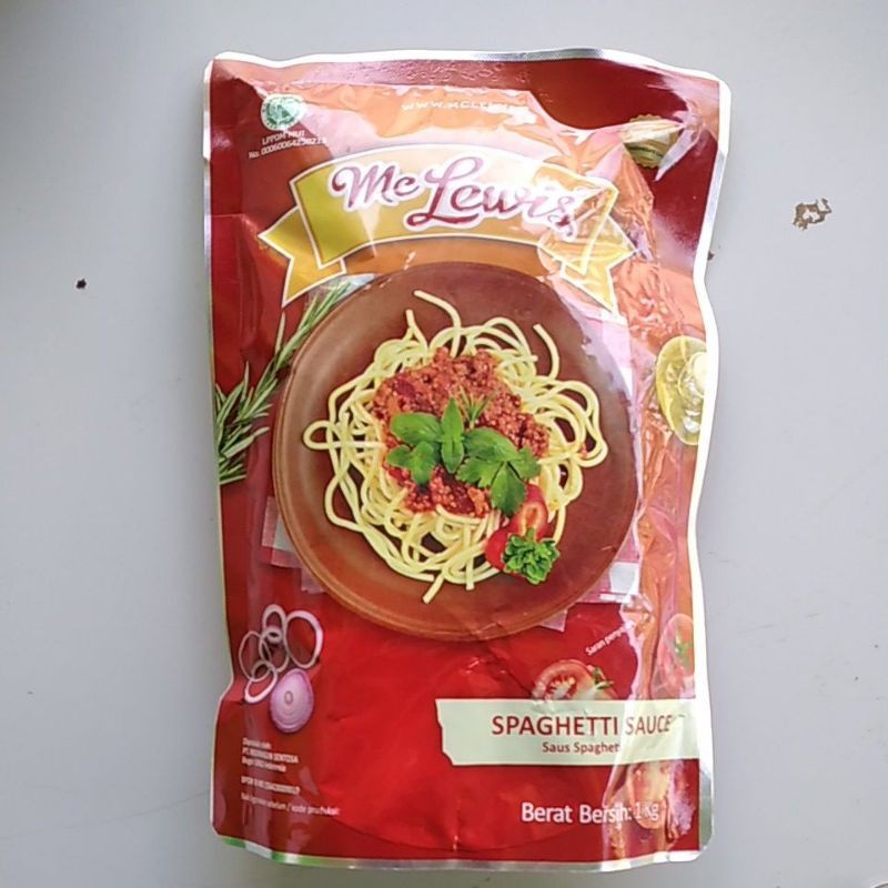 

MC LEWIS SPAGHETTI SAUCE 1KG