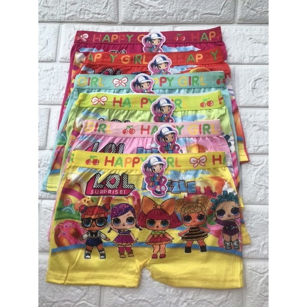 celana dalam anak perempuan lusinan isi 1pcs 3pcs 6pcs