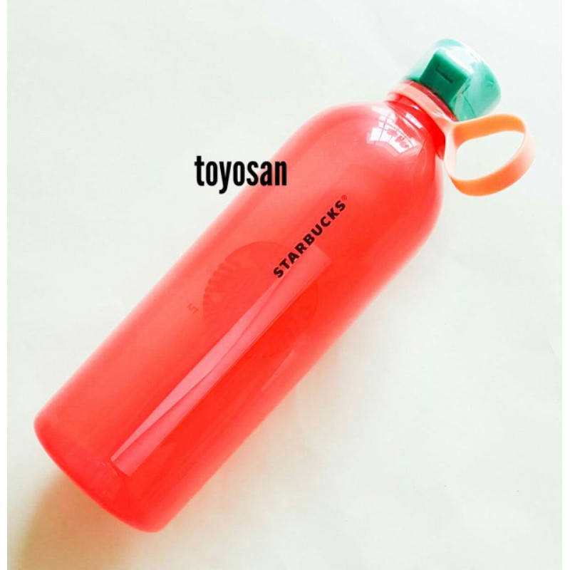 Starbucks Reusable Acrylic Water  Bottle Red