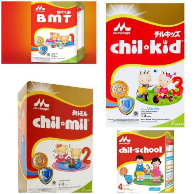 COD [ASERA] MORINAGA BOX BMT 1 0-6 BULAN / CHIL MIL 2 / CHIL KID 3 / CHIL SCHOOL 4 (2x400g) 800GRAM