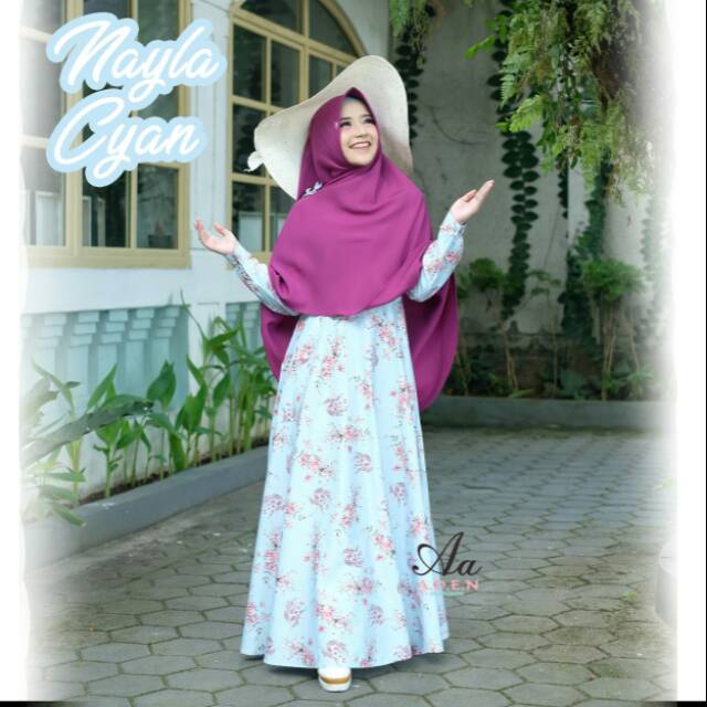 Aden hijab#nayla dress#set gamis ory by Aden
