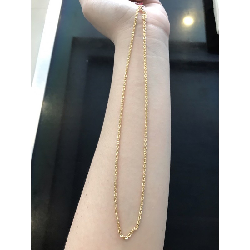 Kalung nori dewasa emas asli kadar 375