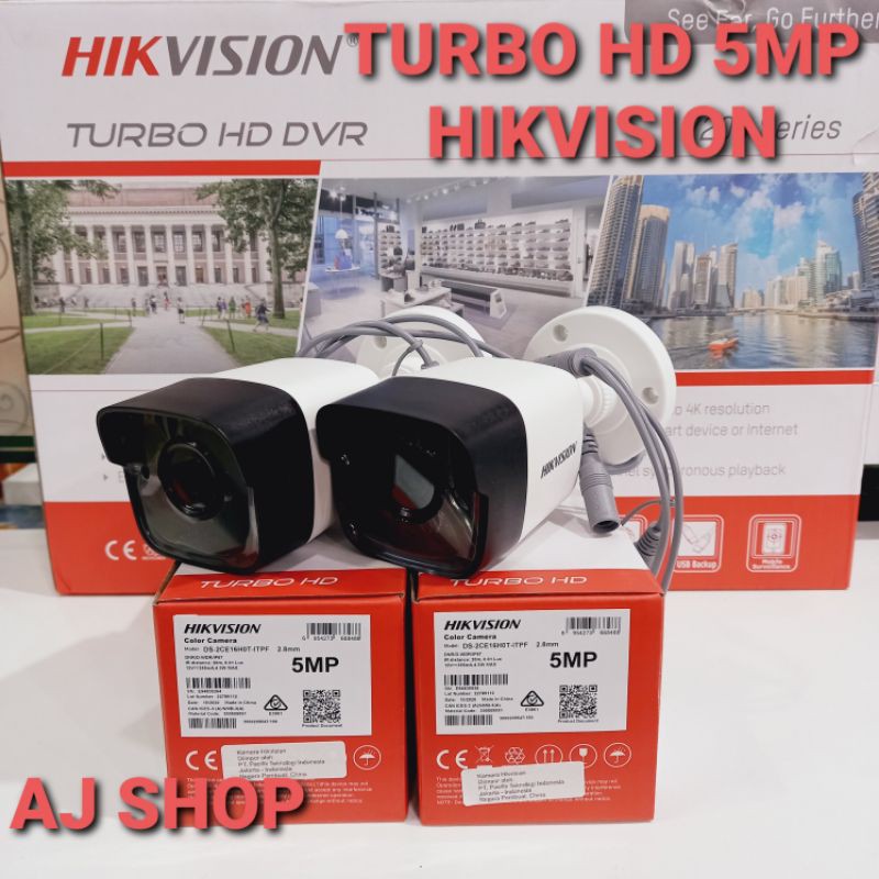 Paket Cctv Hikvision 5mp 2 Kamera Hikvision