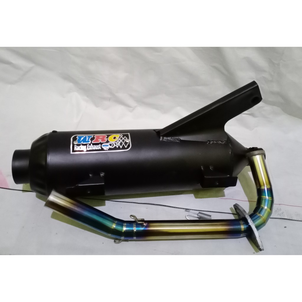 Knalpot tsukigi tsugigi MBER WRC stenlees cacing blue bakaran mio sporty mio J mio soul GT