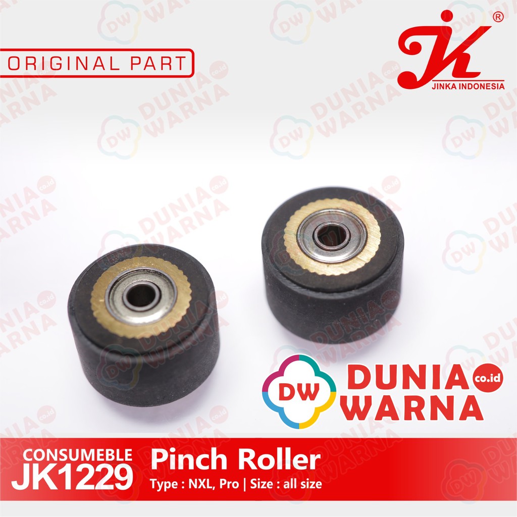 JK1229 - Sepasang Pinch Roller Roda Mesin Jinka XL Pro Ultimate NXL GC 721 1351 Semua Jenis [2 pcs]
