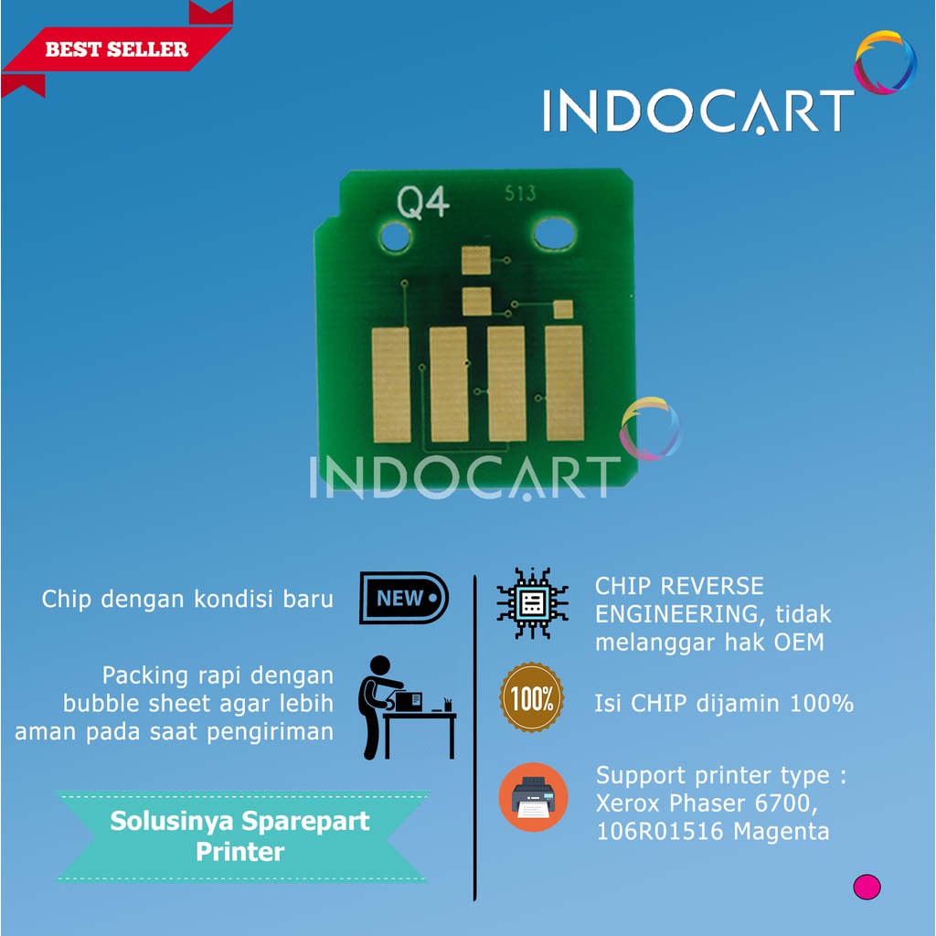 Chip 106R01518 106R01515 106R01516 106R01517-Xerox Phaser 6700