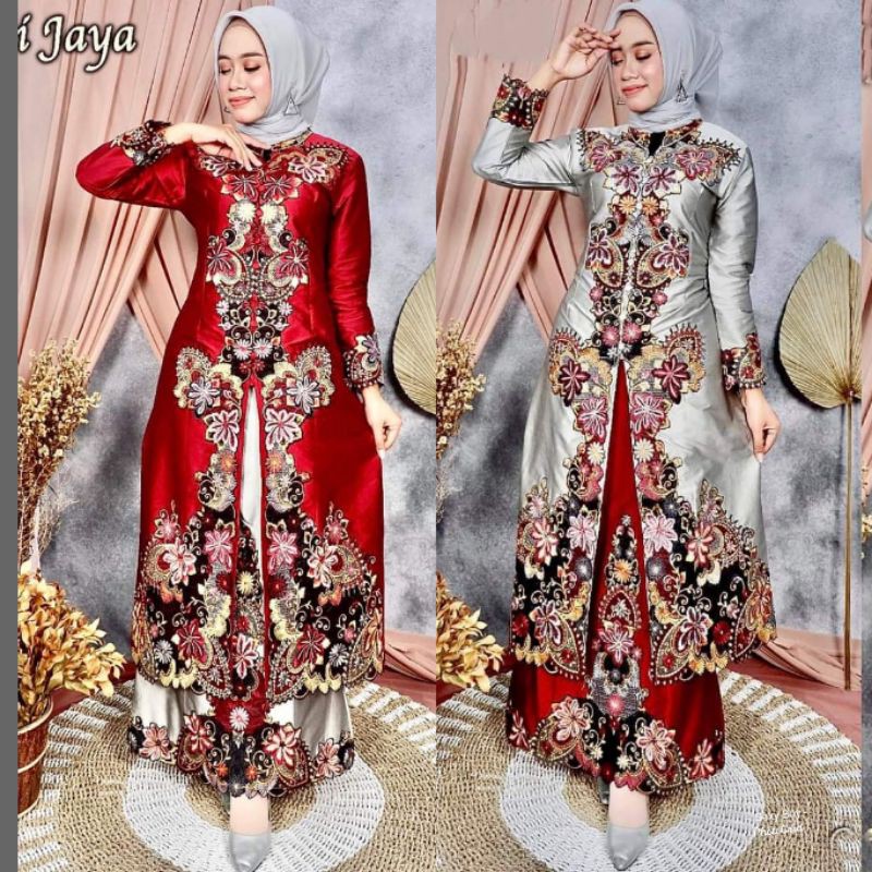 Stelan Kebaya Kipas Sapu Jagat Original Pelangi Jaya