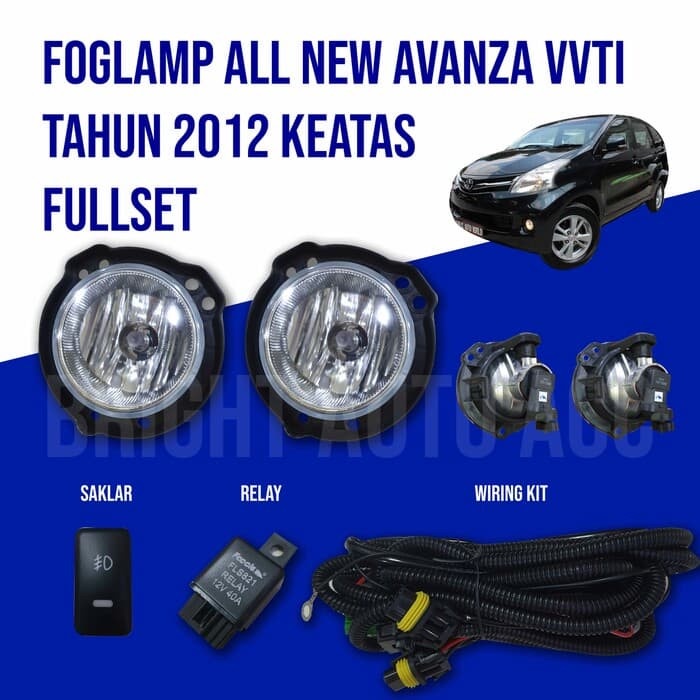 Foglamp Lampu Kabut Mobil Toyota All New Avanza Dan All New Xenia 2012-2021 - KHAIRUN