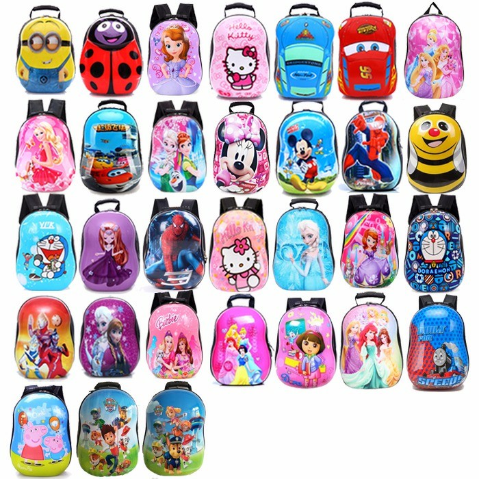 Kuat awet Tas Sekolah Anak Karakter Imut Lucu 2016 Thomas Frozen Minion Asli original
