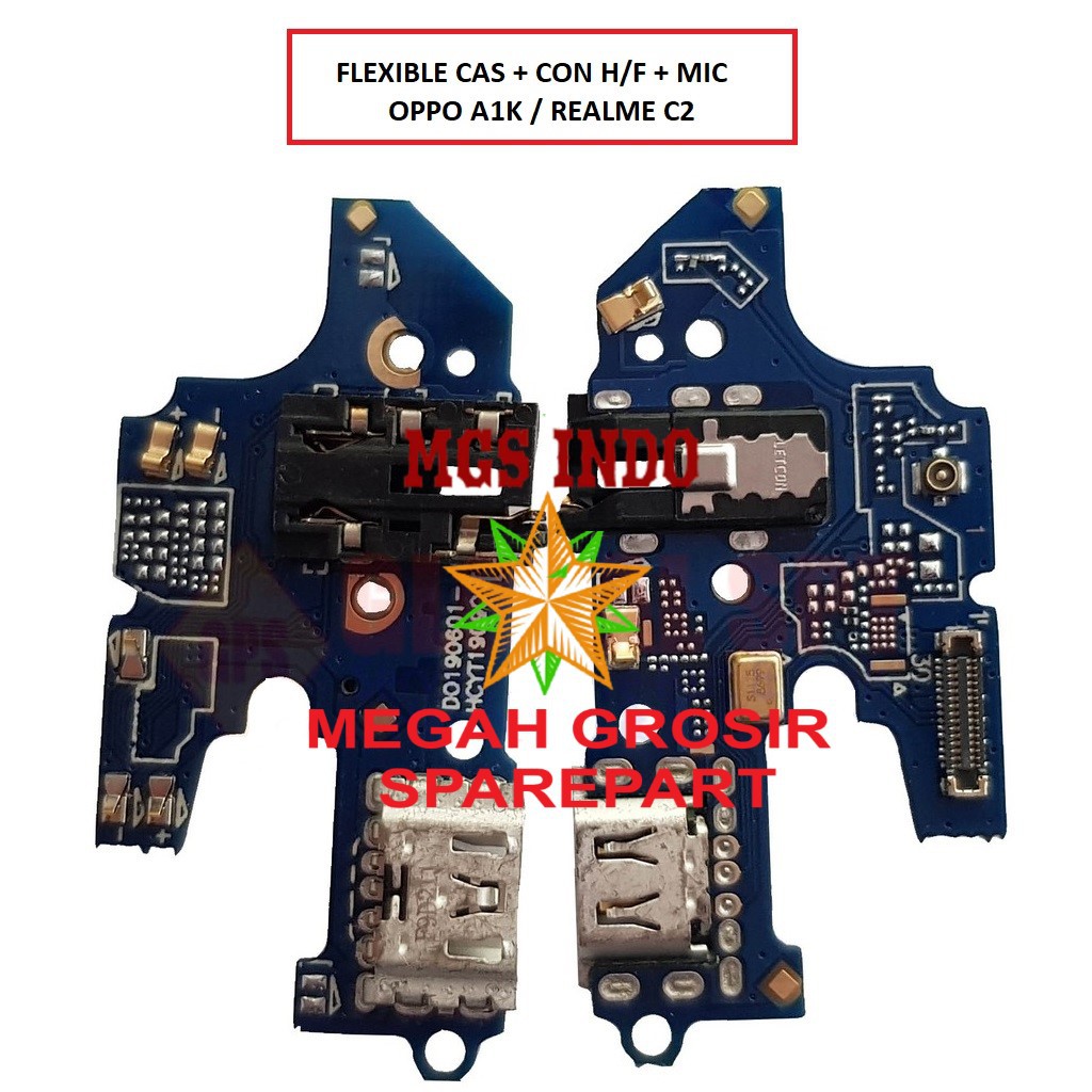 FLEKSIBEL CAS / PAPAN CAS OPPO A1K / REALME C2 / CPH1923 ~ MGS INDO