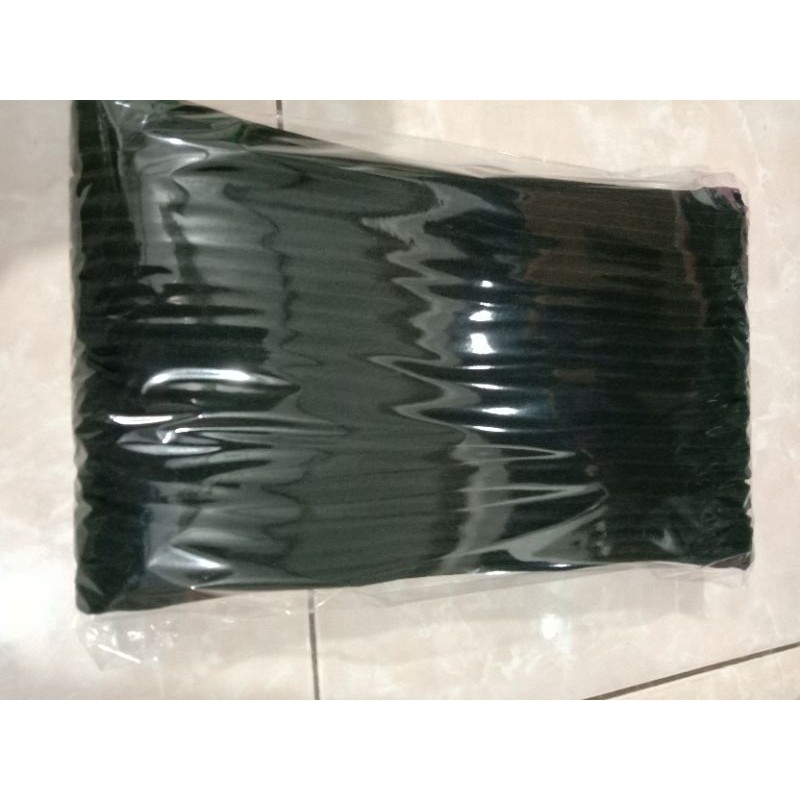 Pasmina Plisket / Pleated Shawl Plisket Duyung-Hitam