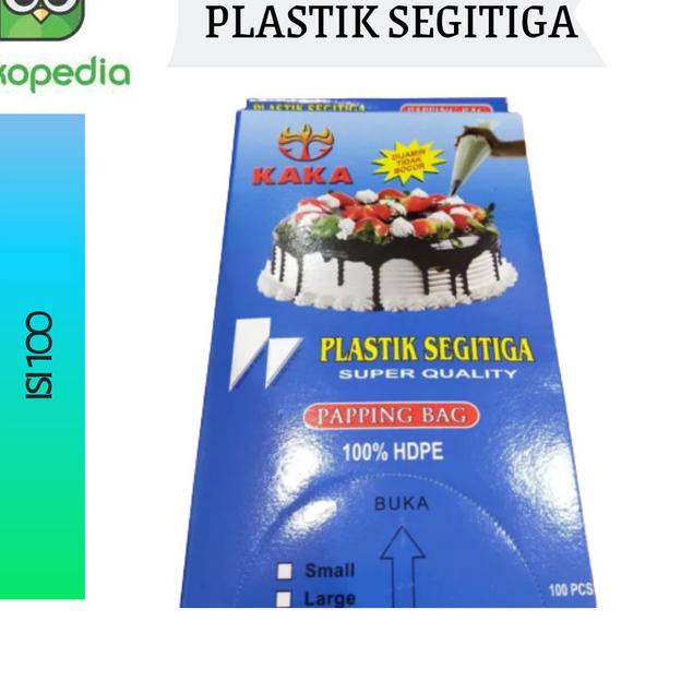 ➻ Plastik Segitiga Kue ✦