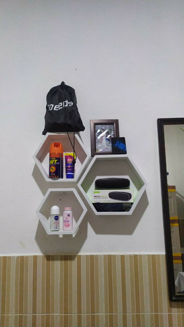 Rak Dinding Minimalis Rakdinding Serbaguna Sudut Tempel Pojok Susun Dapur Guna Serba Kayu Shabby 050