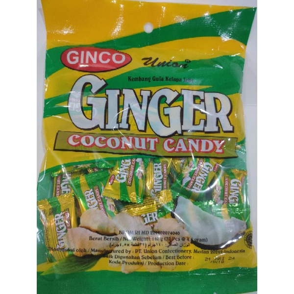 

ginger coconut candy