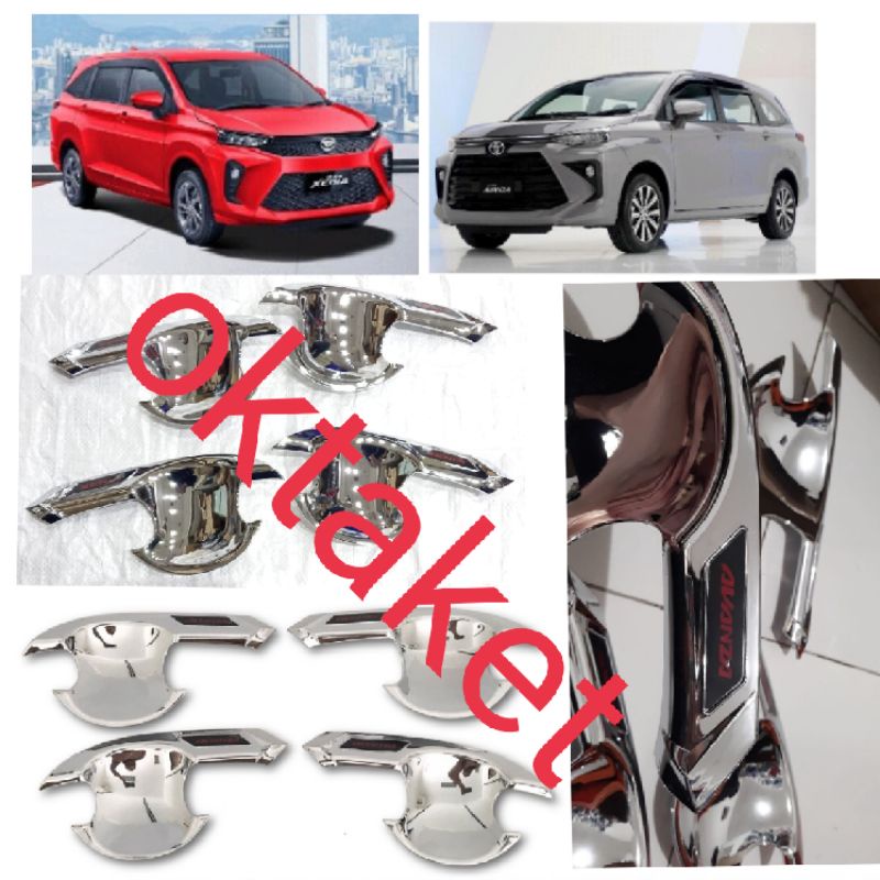 cover outer Avanza Xenia 2022 sporty chrome