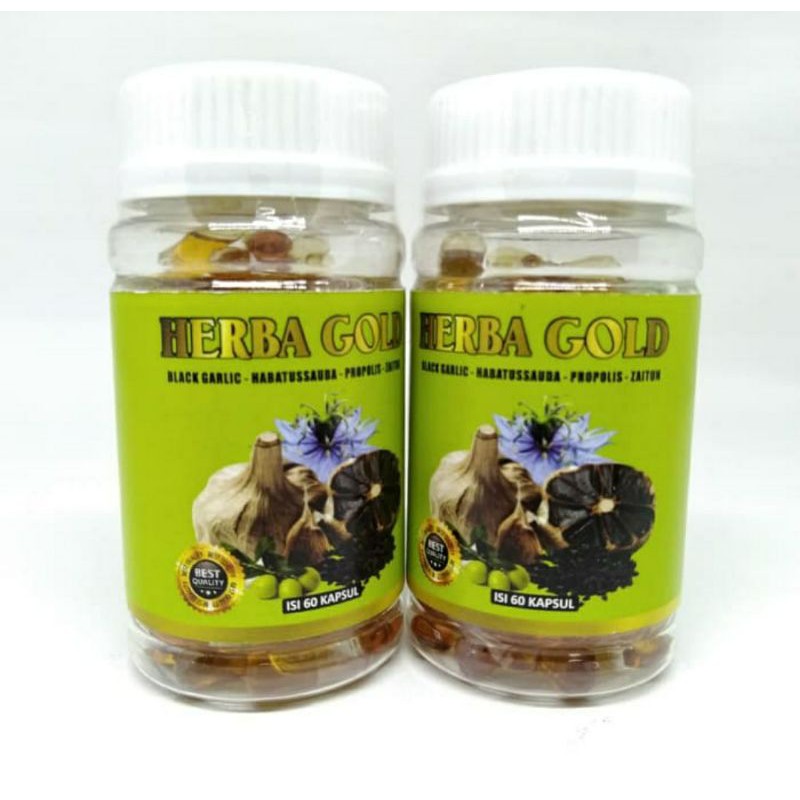 Obat Migren Ampuh Herba Gold isi 60 Kapsul