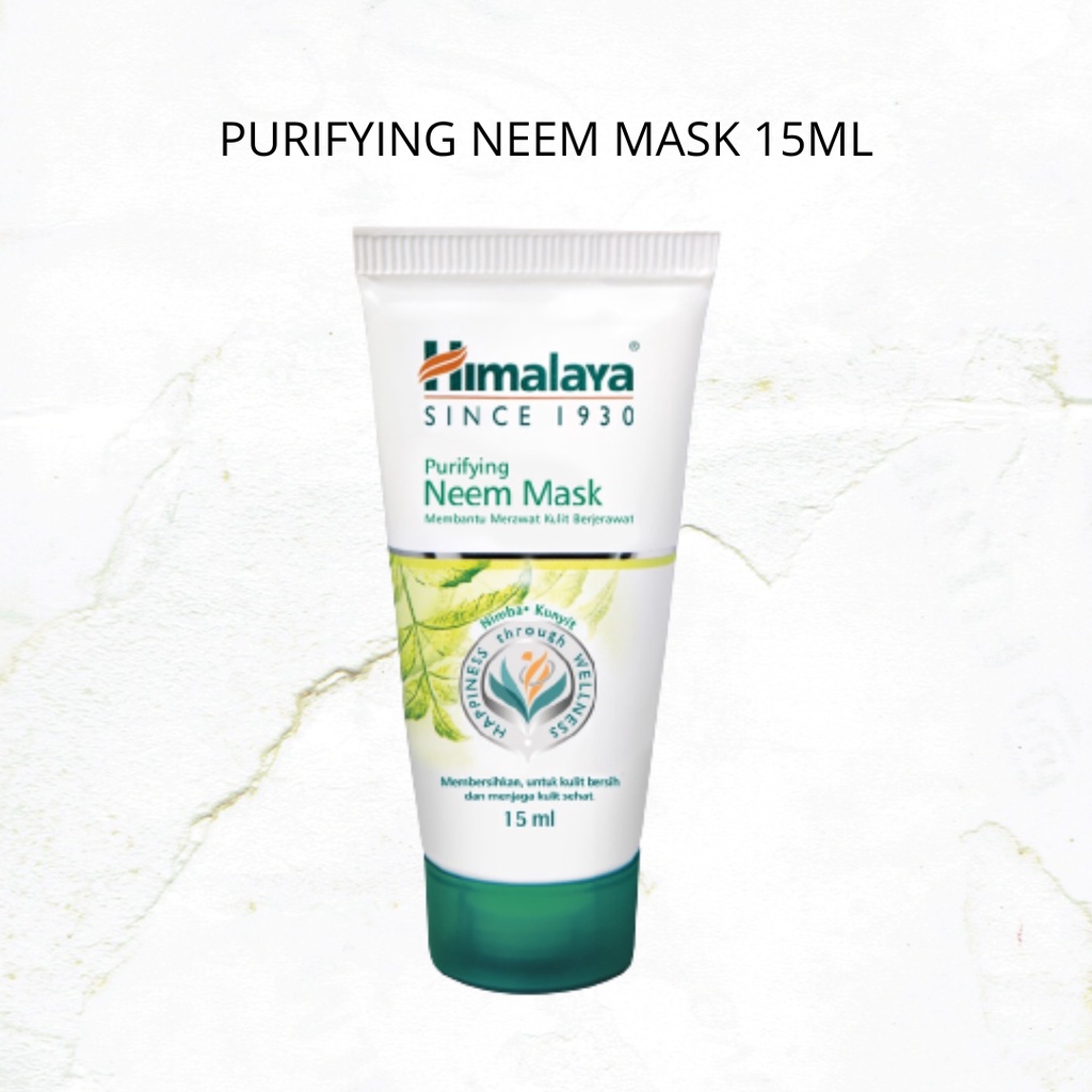 ✨ ELYSIA ✨ Himalaya Purifying Neem Mask 15ml | Neem Face Wash 15ml