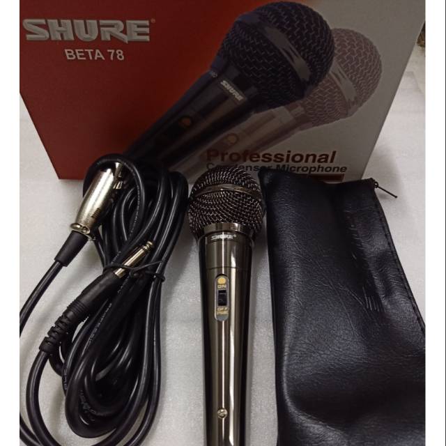 MIC VOCAL SHURE BETA 87 KUALITAS SUPER
