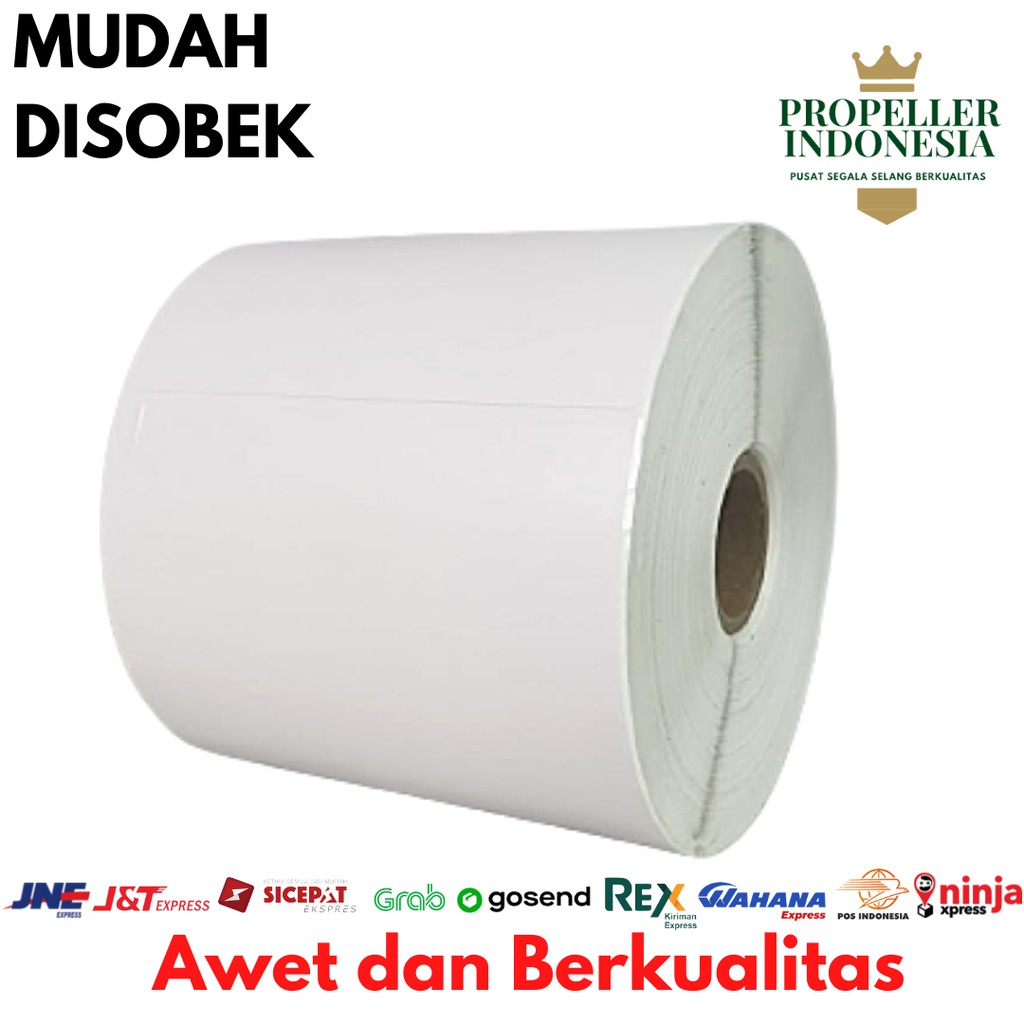 Kertas Thermal Stiker Label Barcode Kertas Struk Kasir 100 x 150mm