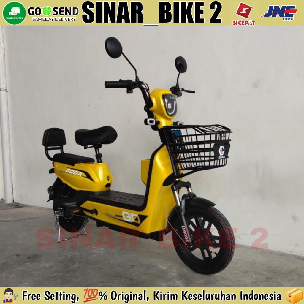 Sepeda Listrik GODA 141 48V 12 AH Electric E Bike