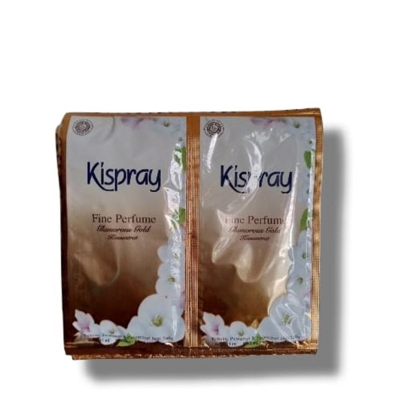 kispray gold renceng @ 11ml x 12 sachet