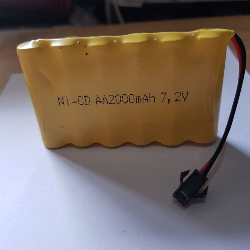 BATERAI MOBIL REMOT RC AA 2000MAH 7,2V NI CD / BATRE RC 7,2V 2000MAH