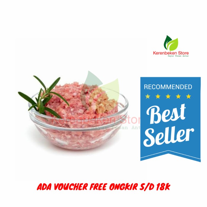 

daging ayam cincang 500gr (pilih varian) - paha cincang