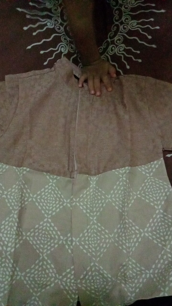 Open Preorder Kemeja Batik Couple Anak & Ayah Panjang / Pendek, Kombinasi Krem