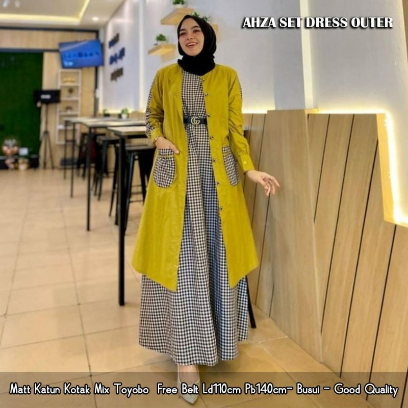 GAMIS TERBARU AHZA SET