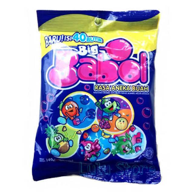 

Permen Big Babol 140g isi 40