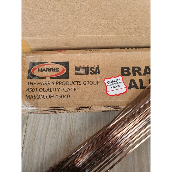 KAWAT LAS PERAK LAS KULKAS BRAZING ALLOYS HARRIS U.S.A