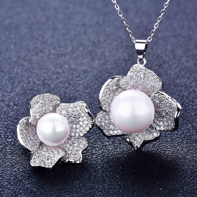 Luxury Premium Custom Nanyang Pearl Jewelry Set