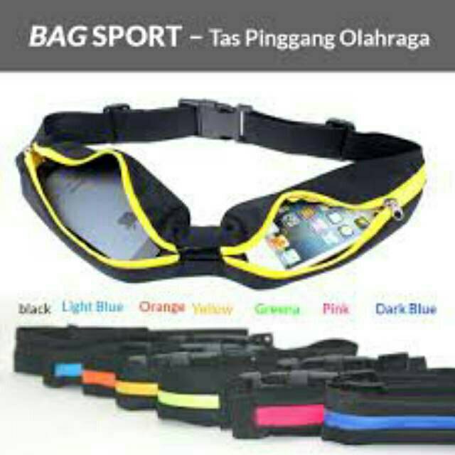 TAS PINGGANG FLEKSIBLE - TAS OLAHRAGA, JOGGING, TRAVELLING / FITNESS