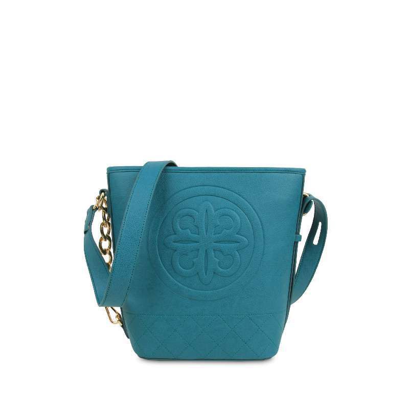 Tas Bahu Les Catino Shanghai Tang Eq Bucket Shoulder coral blue