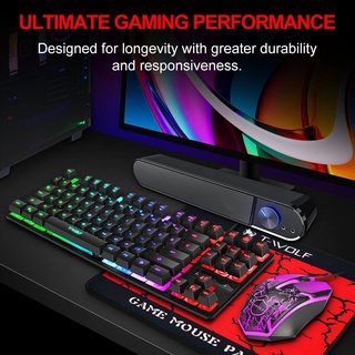 Gaming Keyboard dan Mouse RGB/Mouse pad keyboard mouse bercahaya