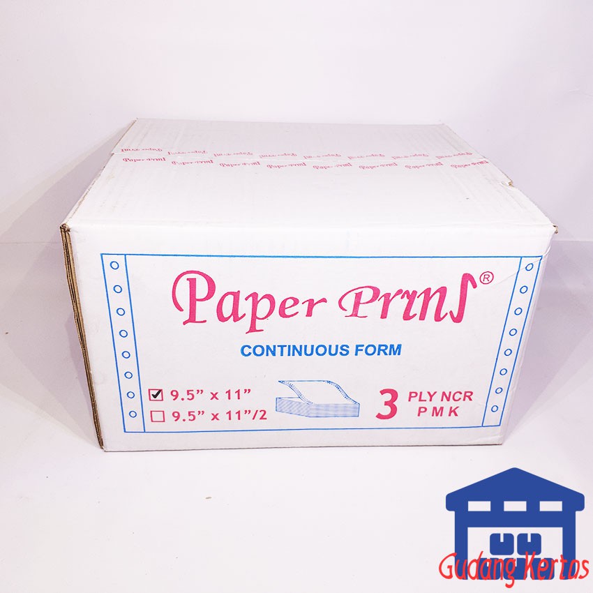 

CONTINUOUS FORM 91/2 X 11 3PLY PAPERPRYNS