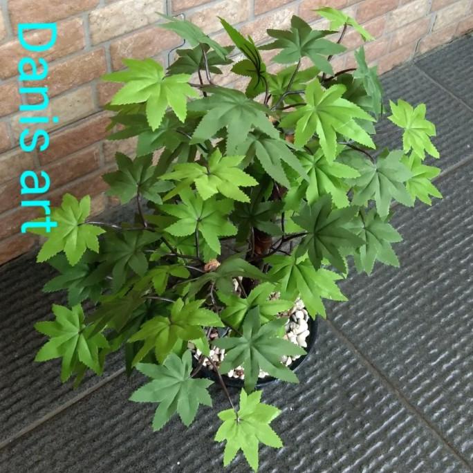 BISA COD Pohon maple/ Bonsai pendek/ pohon palsu/ bonsai plastik