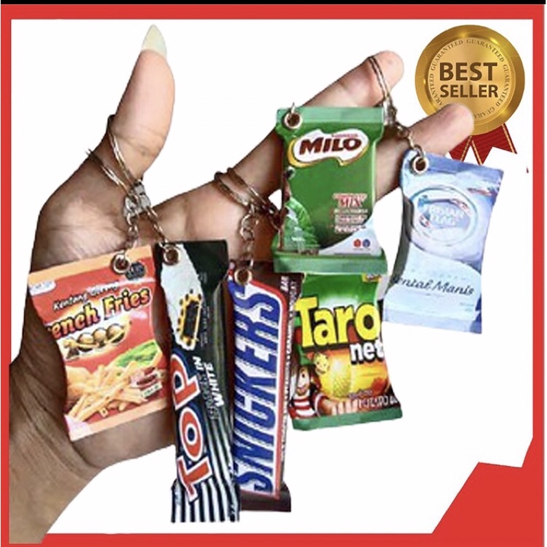 GANTUNGAN KUNCI MINIATUR SNACK